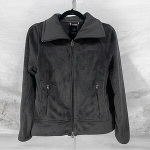 The North Face Osito Zip Fleece Jacket Dark Gray Size Small EUC